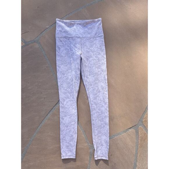 Athleta Elation Textured Tight Leggings Frosted Floral Pink Size Small AG - Picture 1 of 4